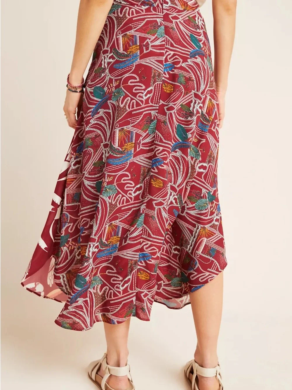 Farm Rio x Anthropologie Culebra‎ Midi Skirt